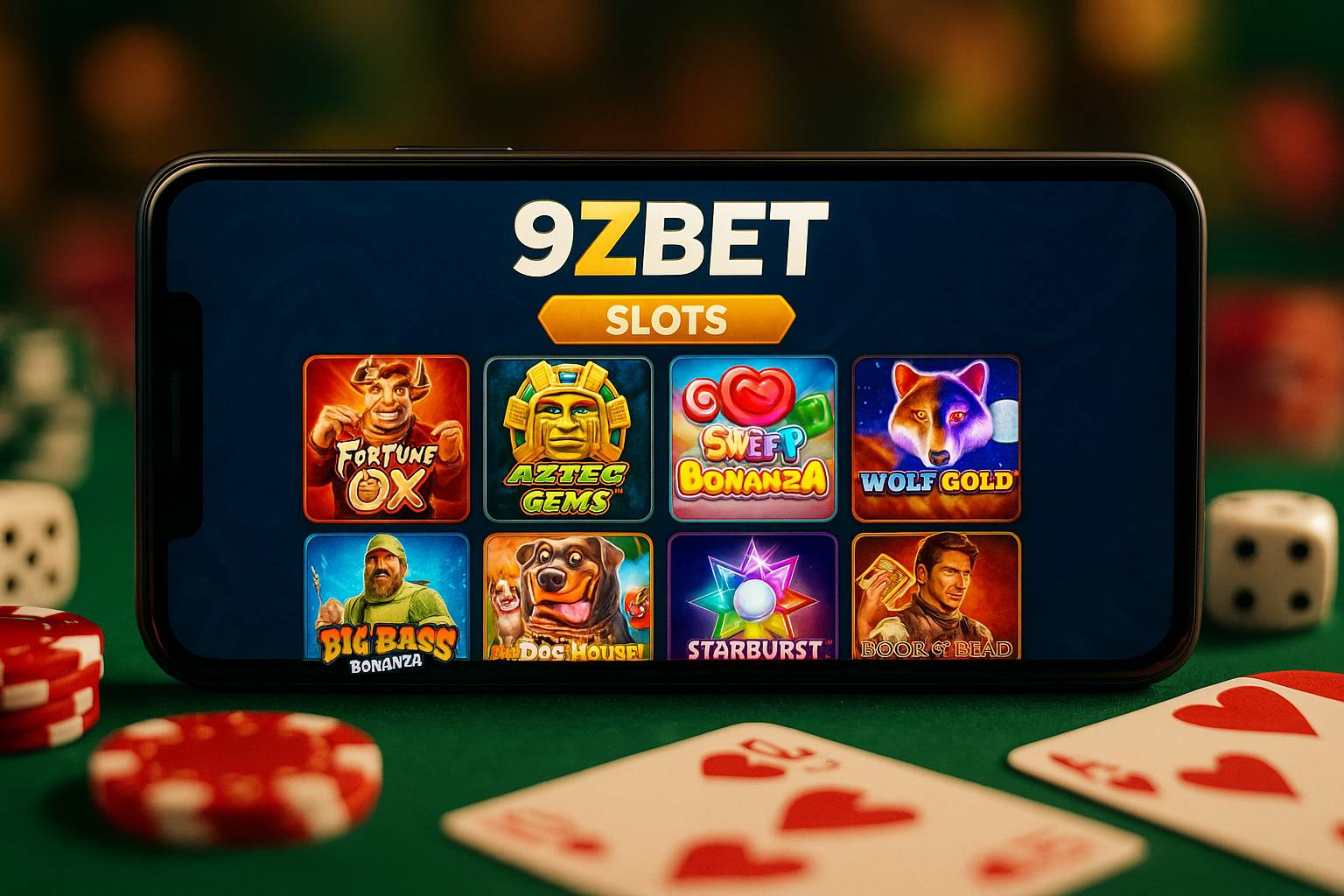 Jogos de Slot no Casino Online 9ZBET