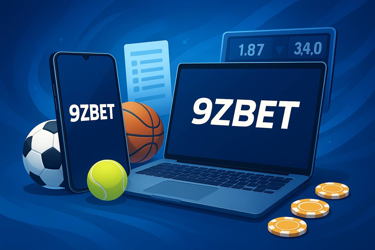 Apostas esportivas no cassino online 9ZBET